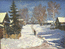 The Winter street. 1997. Oil on canvas. 60x80 cm (23.6"x31.5") ($500)