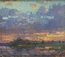 Sunset. 2002. Oil on canvas. ($100)